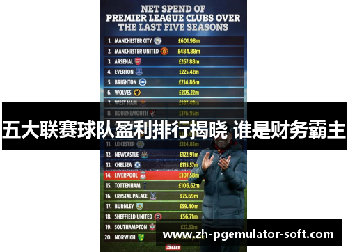 五大联赛球队盈利排行揭晓 谁是财务霸主